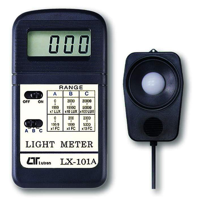 상품 상세보기 Light Meters (Lux Meters) 조도계 LX101A lux meter, 3 ranges